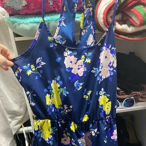 cute springtime floral romper